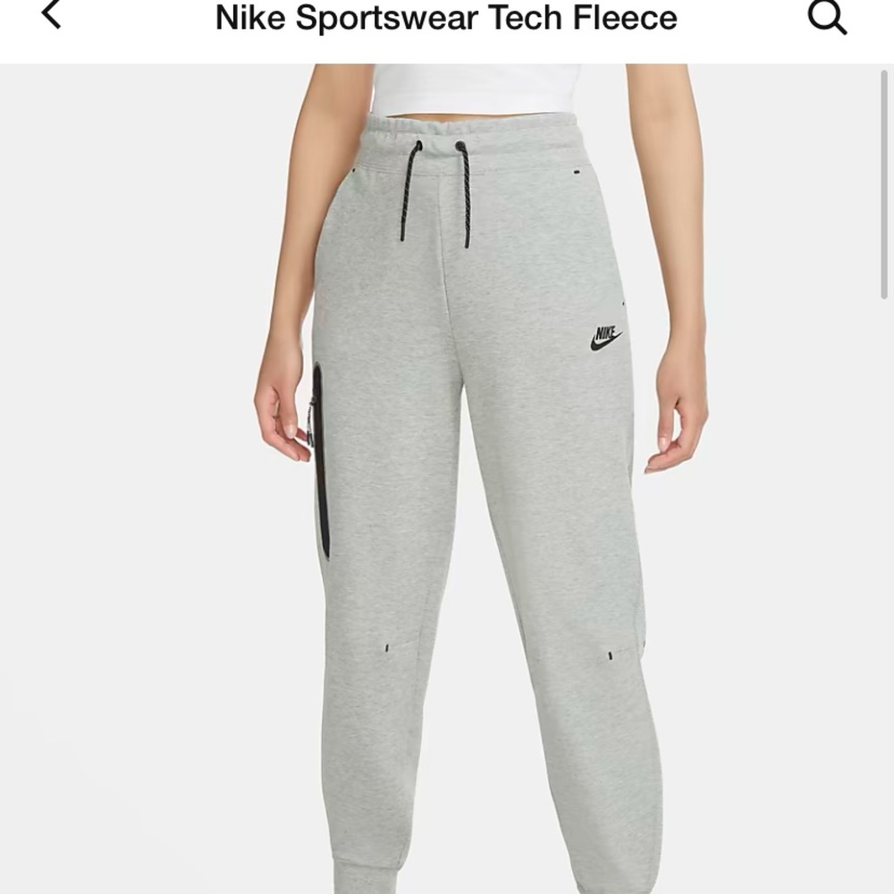 Gray women’s Nike Tech joggers